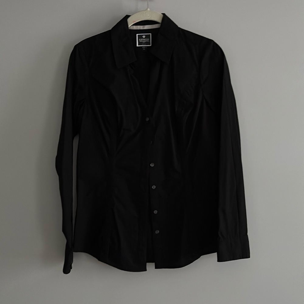 Express long sleeve essentials short. Black, Size S